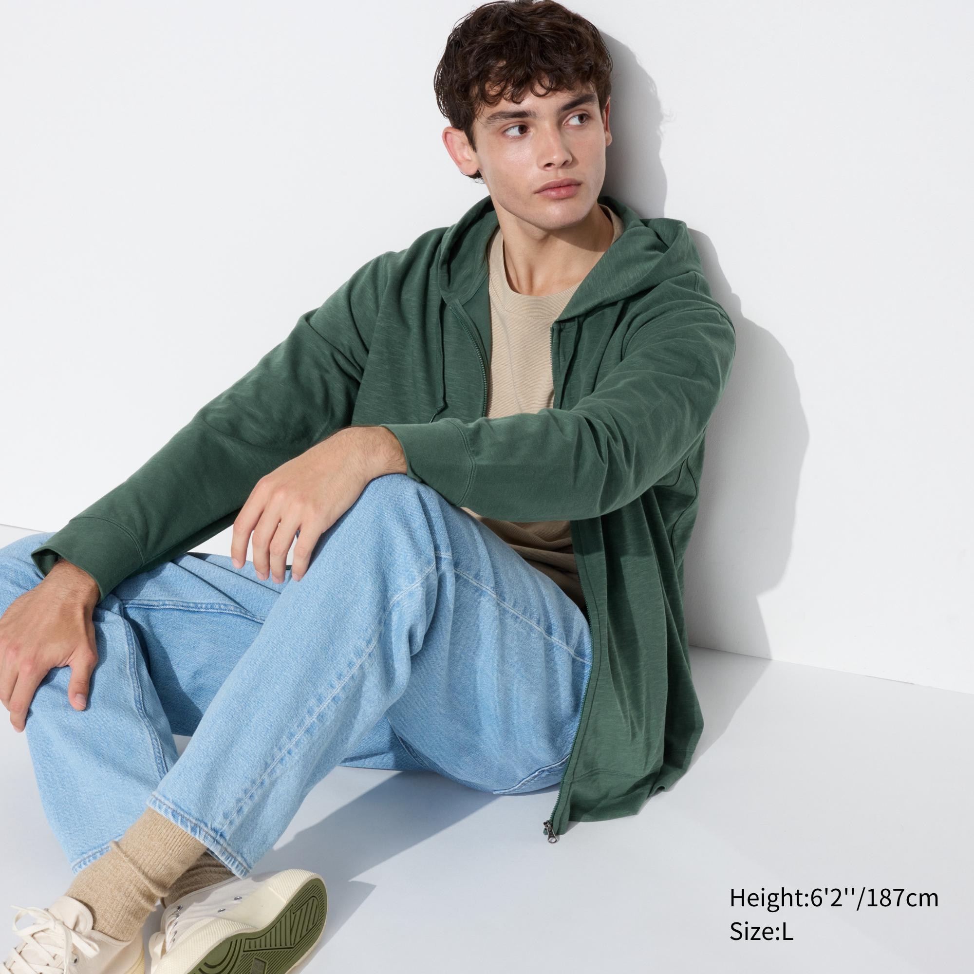 Uniqlo 2025 green hoodie