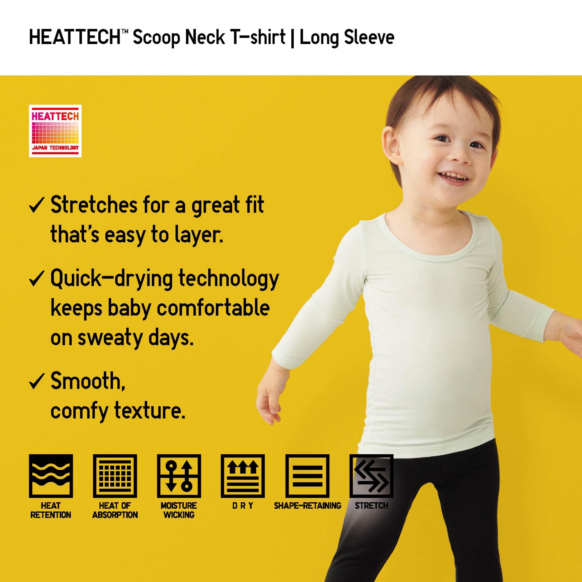 HEATTECH SCOOP NECK T-SHIRT