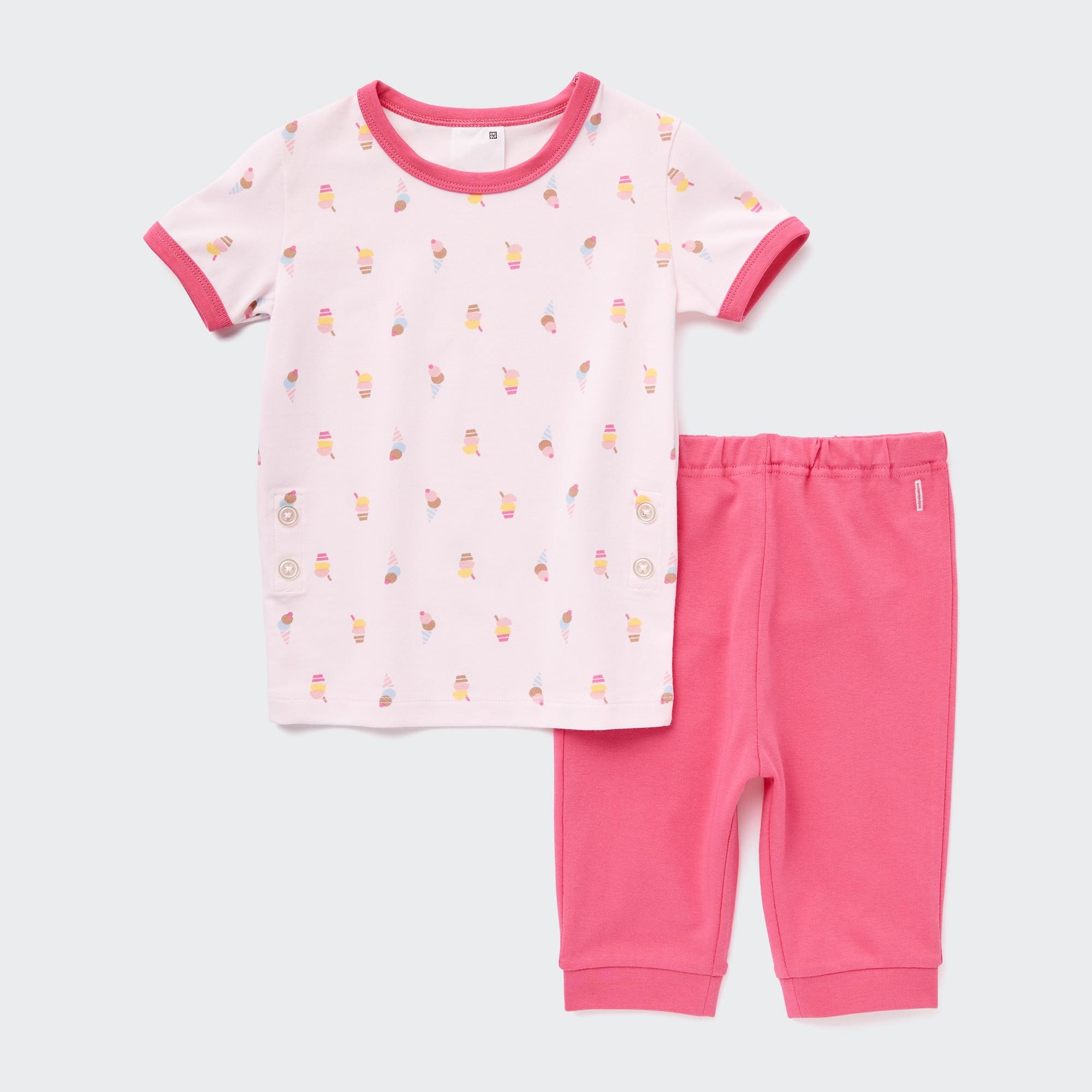 BABY TODDLER DRY PAJAMAS SHORT SLEEVE UNIQLO CA