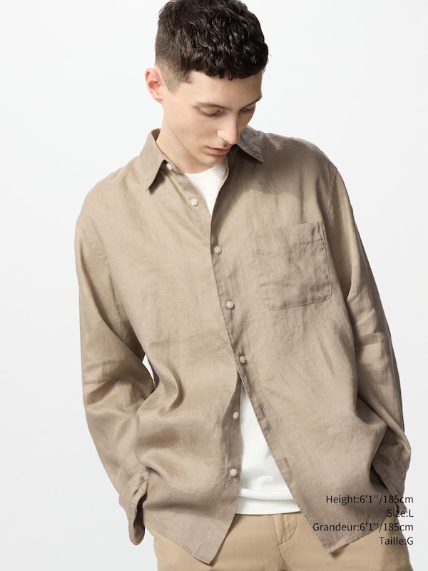 PREMIUM LINEN LONG SLEEVE SHIRT