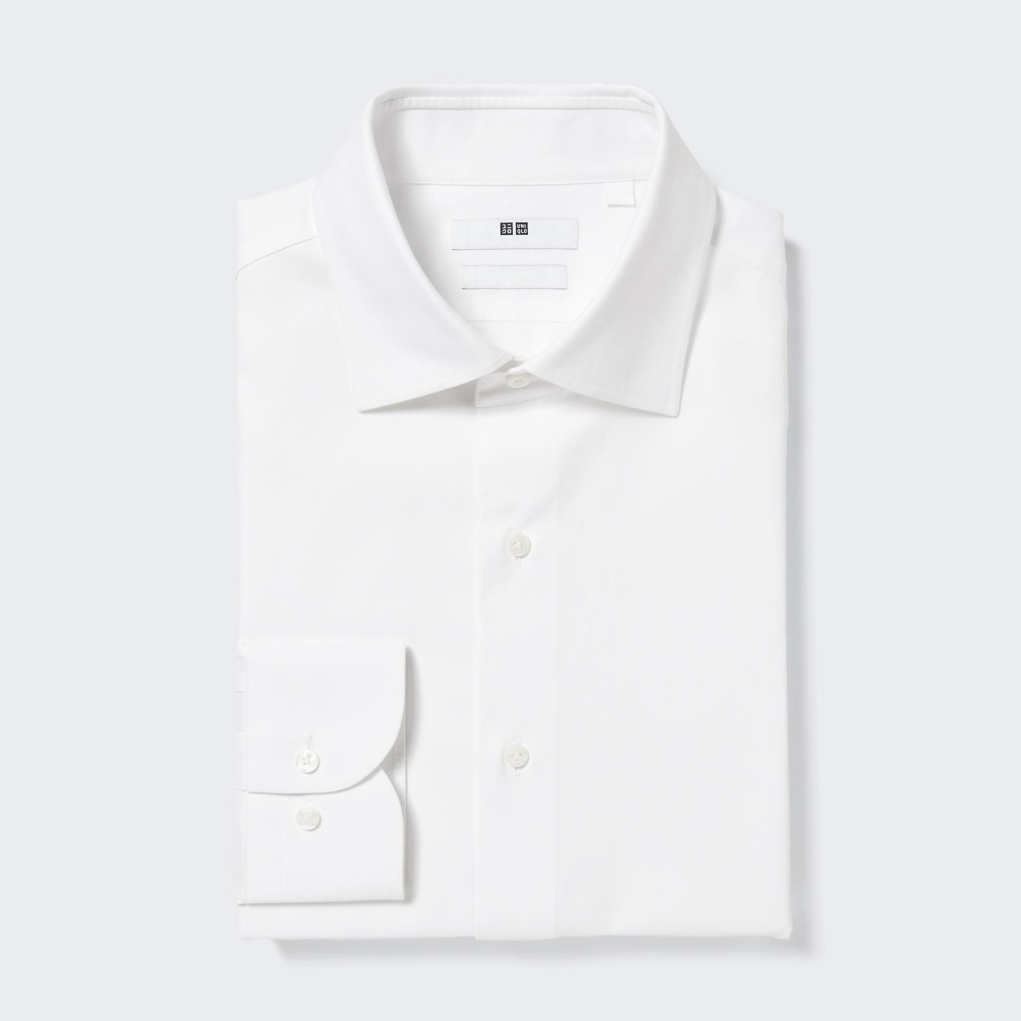 SUPER NON IRON SLIM FIT SHIRT | SEMI-WIDE COLLAR