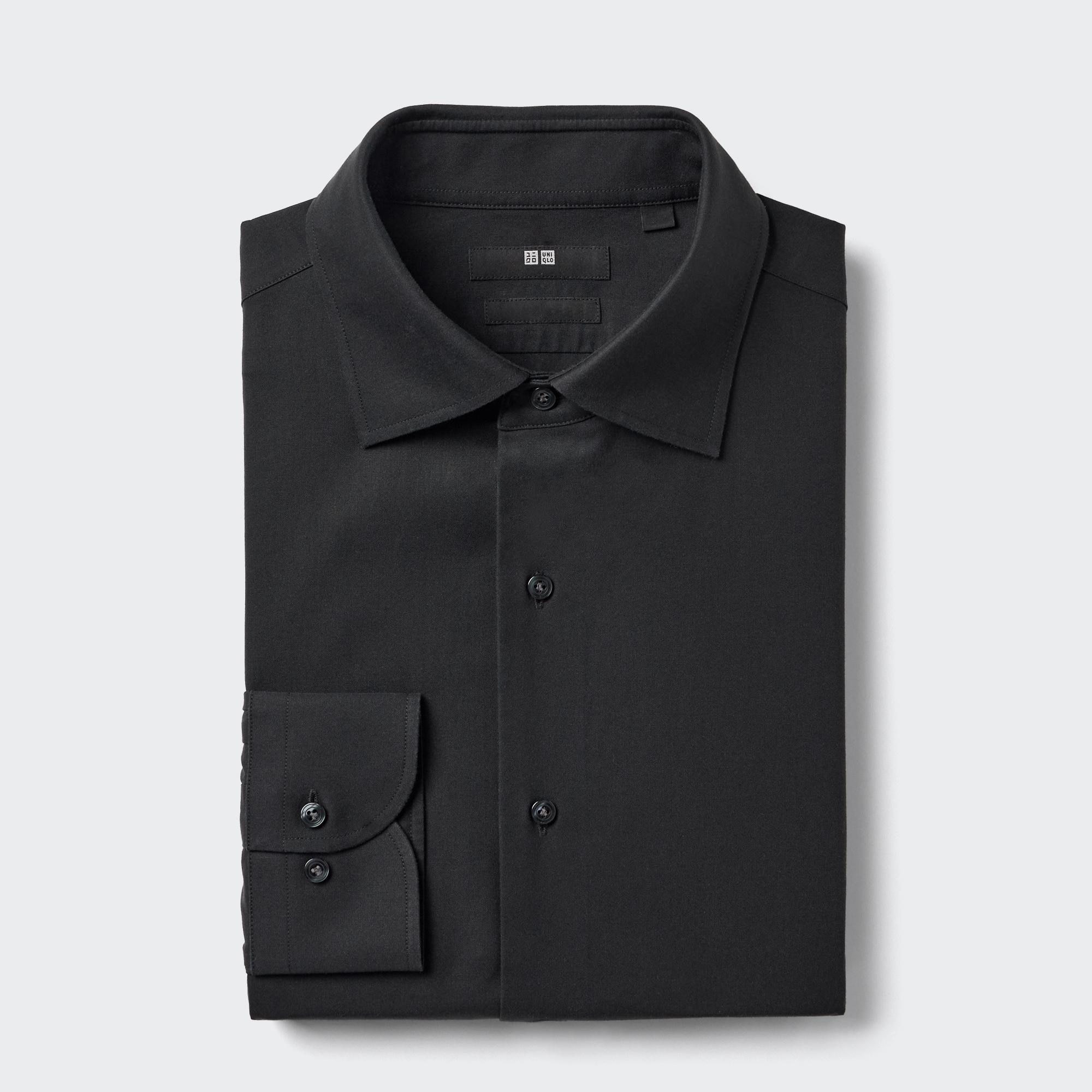 SUPER NON IRON SLIM FIT SHIRT | SEMI-WIDE COLLAR