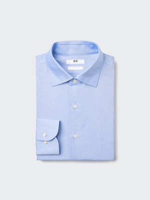 SUPER NON IRON SLIM FIT SHIRT | SEMI-WIDE COLLAR