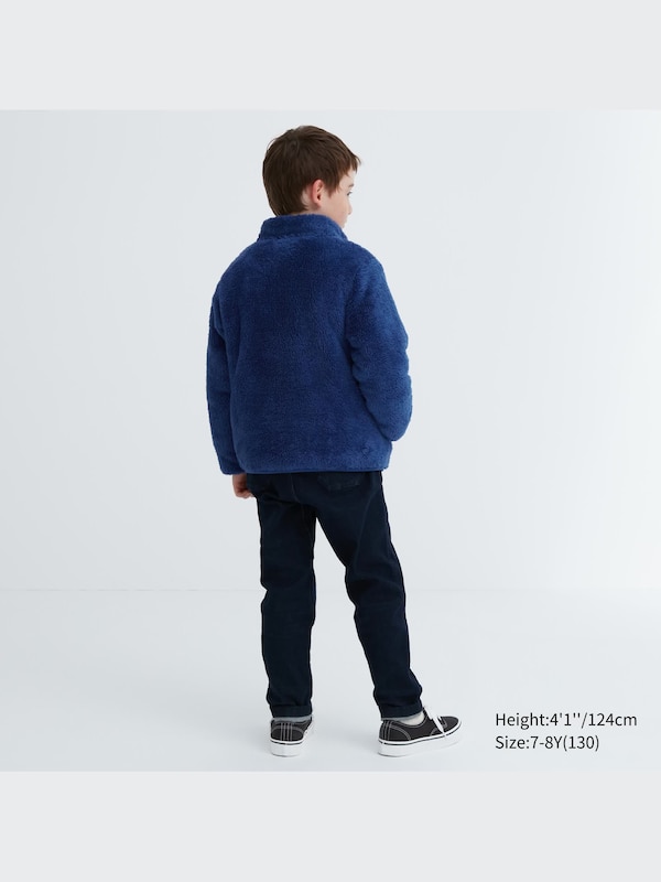 FLUFFY YARN FLEECE FULL-ZIP JACKET