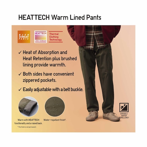 MEN'S HEATTECH WARM LINED PANTS (CARGO)