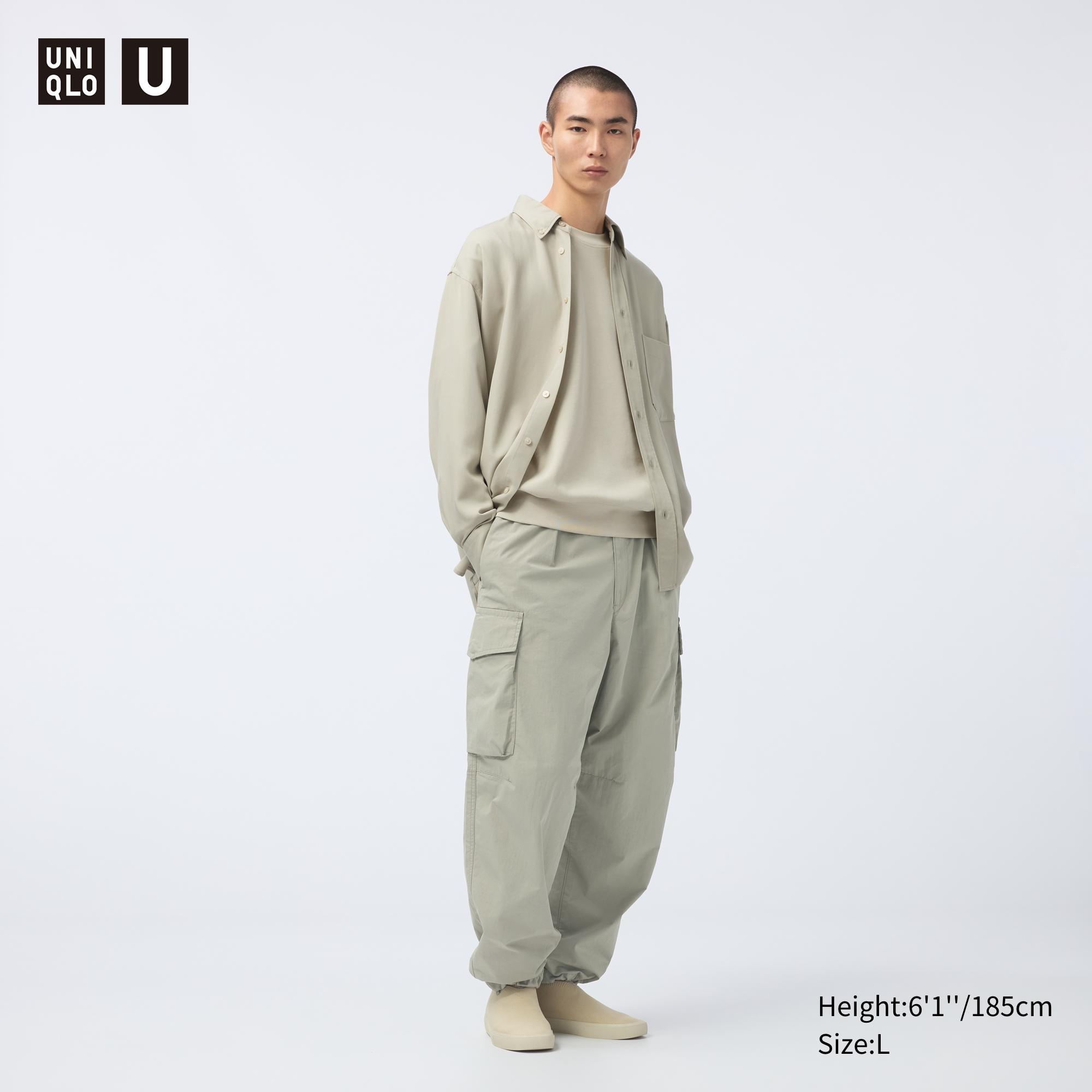 Loose fit cargo jogger pants online uniqlo