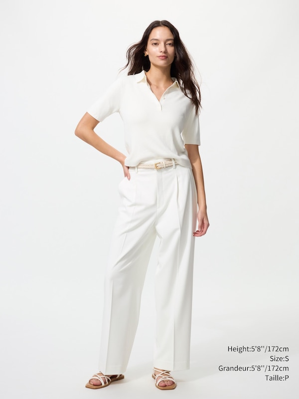 PLEATED WIDE PANTS