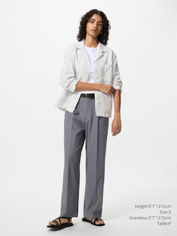 PLEATED WIDE PANTS