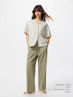 PLEATED WIDE PANTS