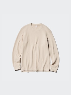 T-SHIRT GAUFRÉ COL ROND