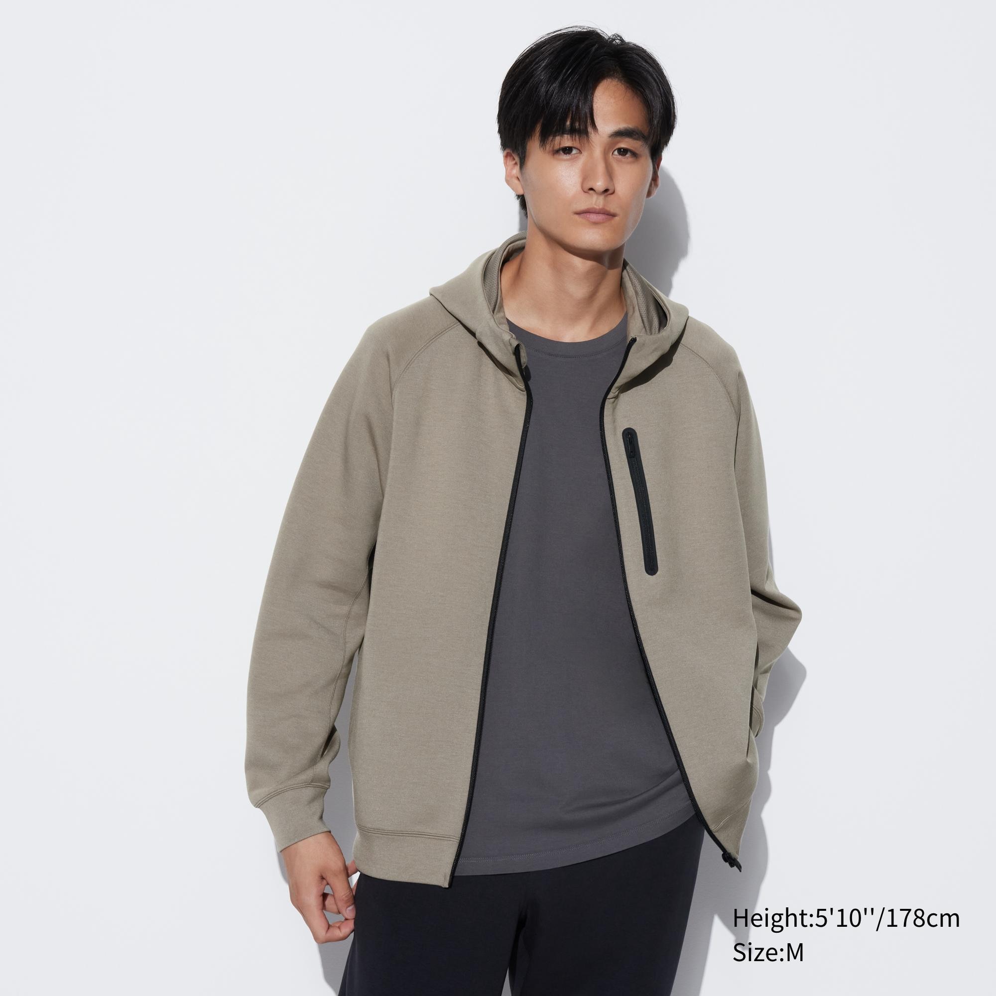 Uniqlo sweat full cheap zip long sleeve hoodie