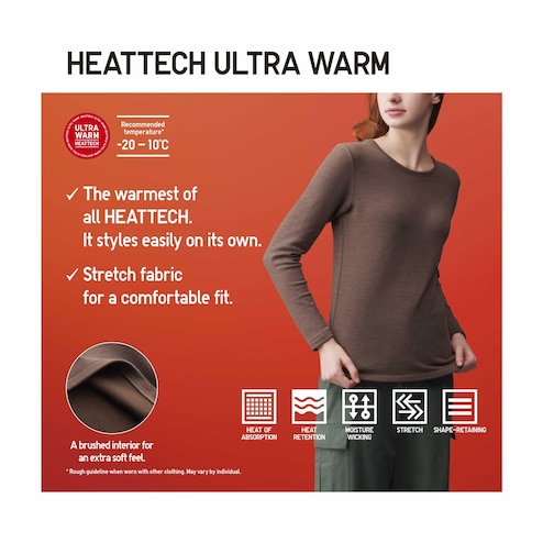 HEATTECH HIGH NECK T-SHIRT (ULTRA WARM)