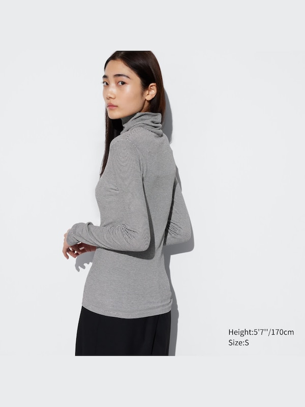 HEATTECH EXTRA WARM SEAMLESS TURTLENECK T-SHIRT