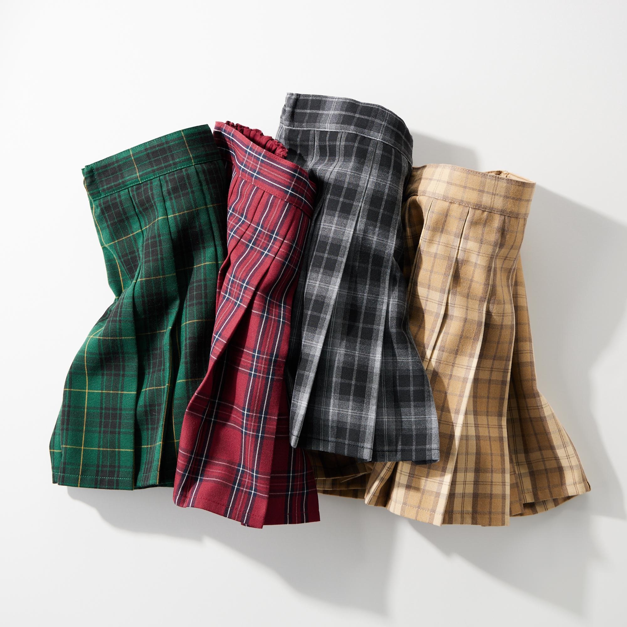 Plaid 2024 skirt uniqlo