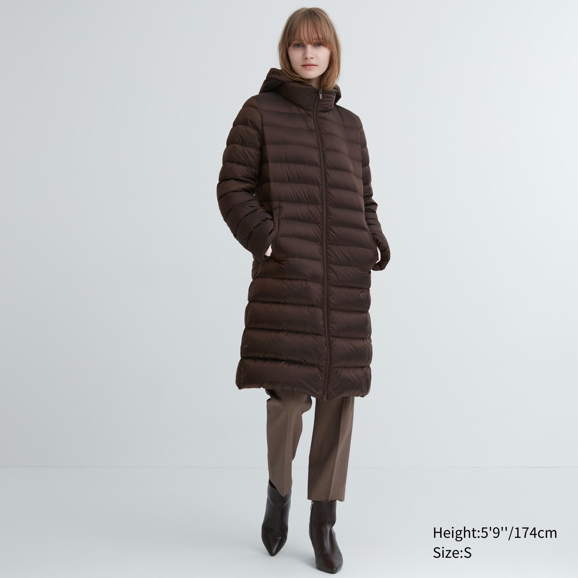 Uniqlo ultra light down hotsell long coat