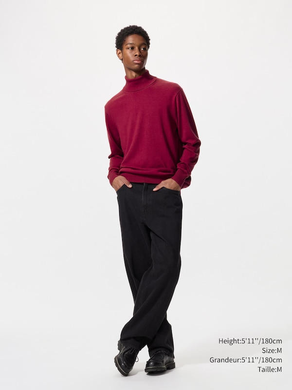 EXTRA FINE MERINO TURTLENECK SWEATER