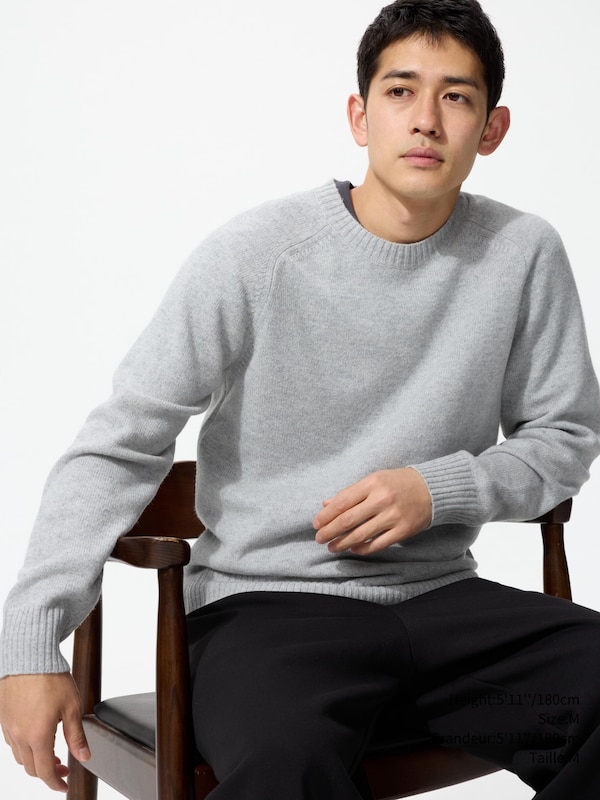 LAMBSWOOL CREW NECK SWEATER