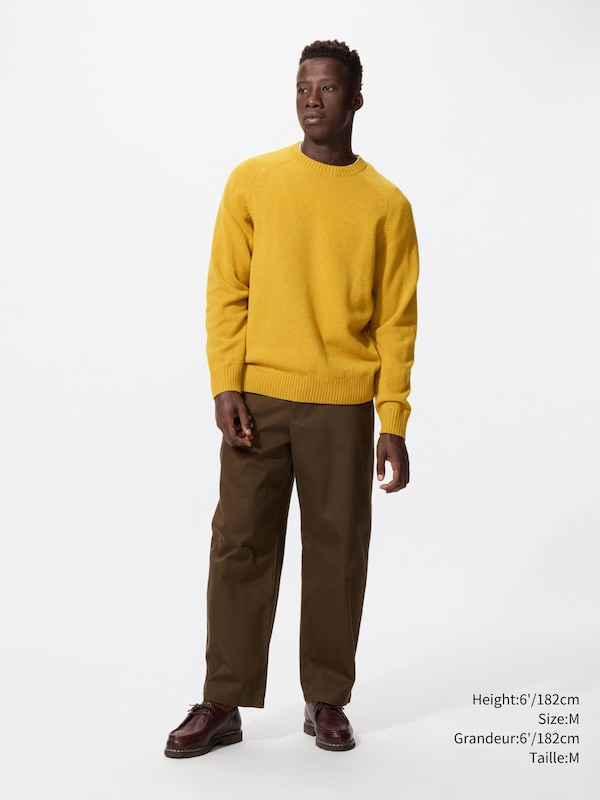 LAMBSWOOL CREW NECK SWEATER