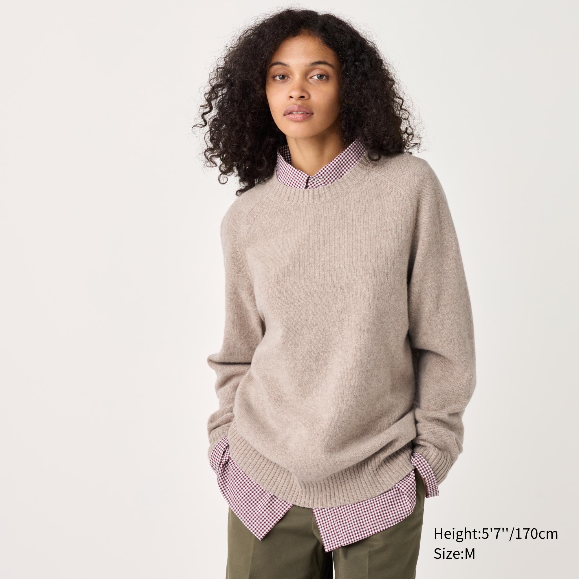 UNIQLO PREMIUM LAMBSWOOL LONG SLEEVE CREW NECK SWEATER Scarborough Town Centre