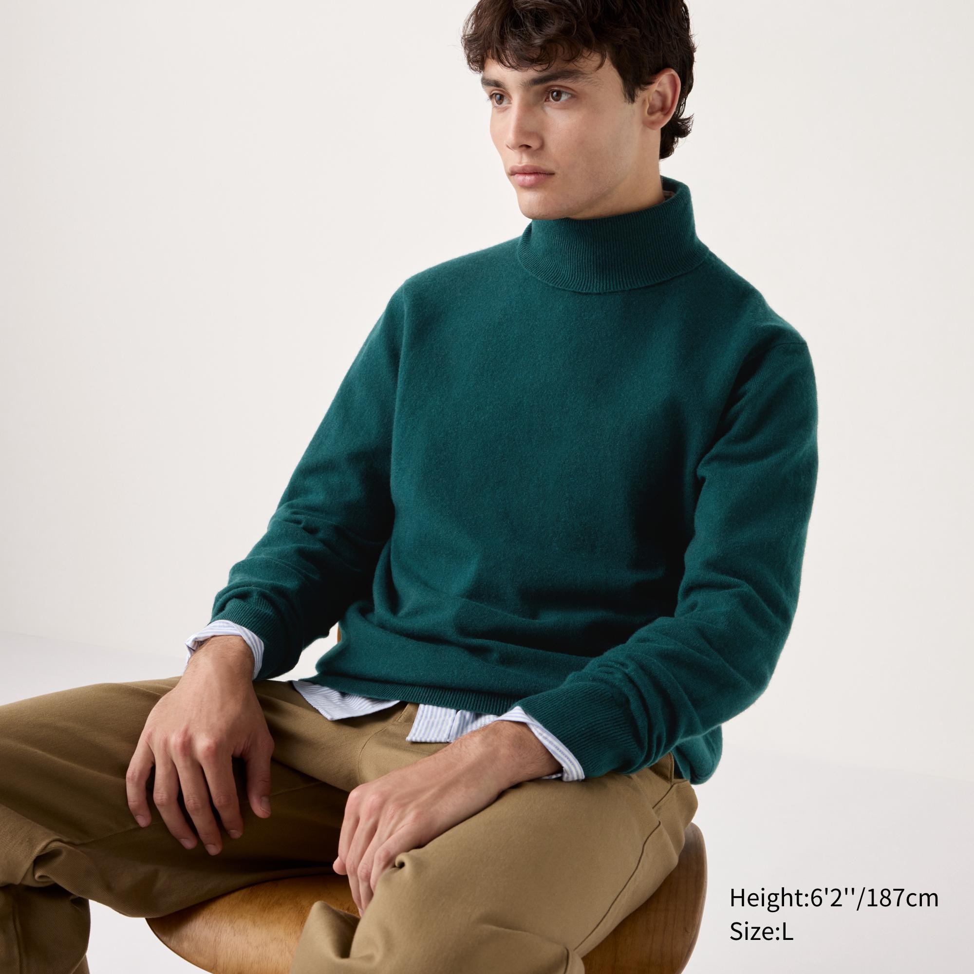 Cashmere turtleneck uniqlo hotsell