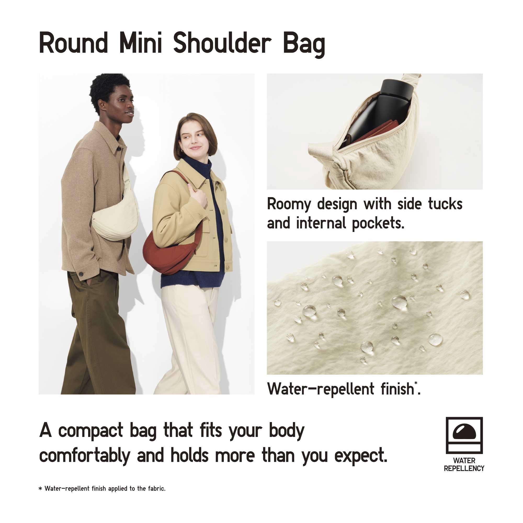 ROUND MINI SHOULDER BAG (NYLON)