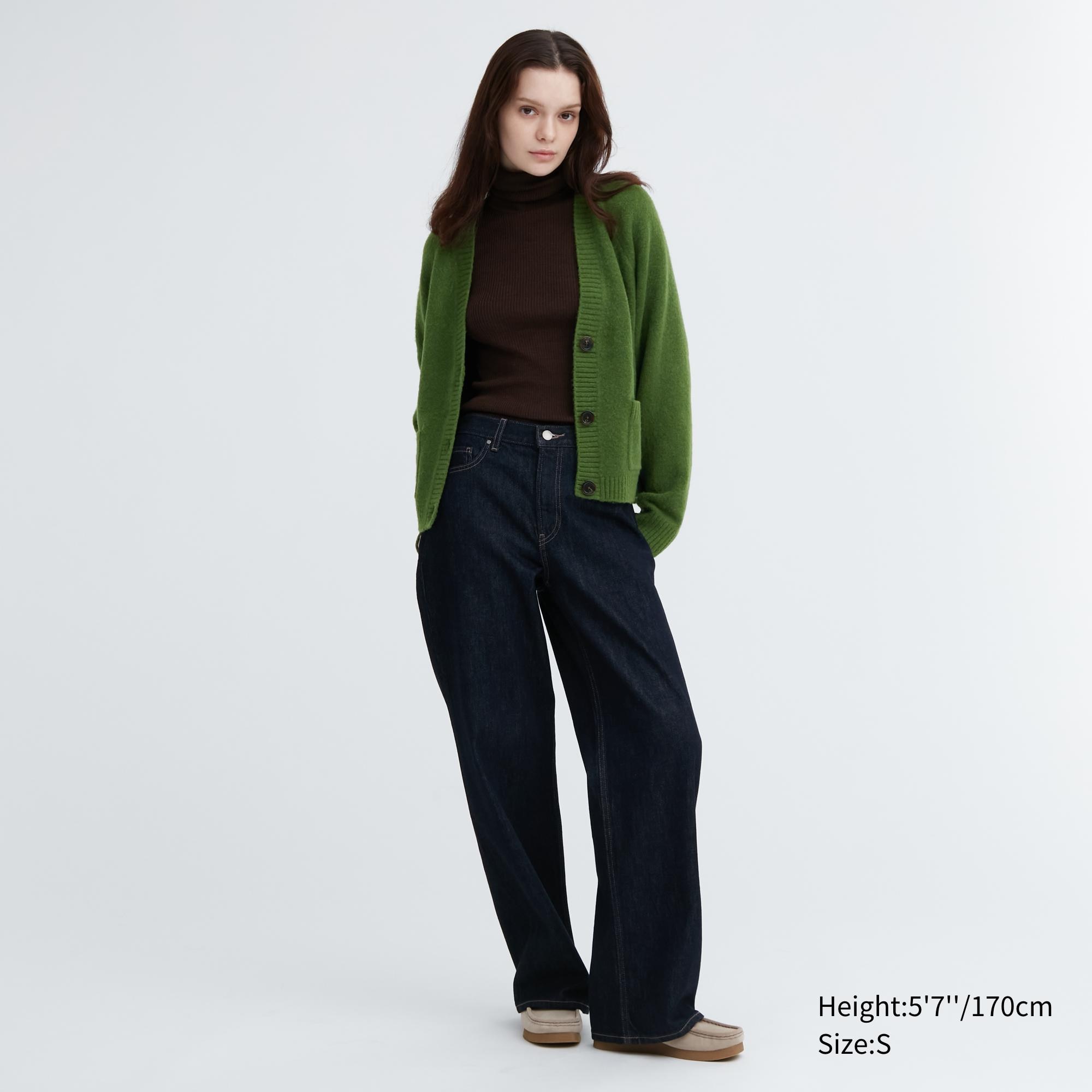 WOMEN'S SOUFFLE YARN LONG SLEEVE SHORT CARDIGAN | UNIQLO CA