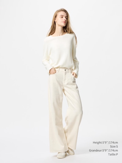 3D Knit Cotton Crew Neck Sweater