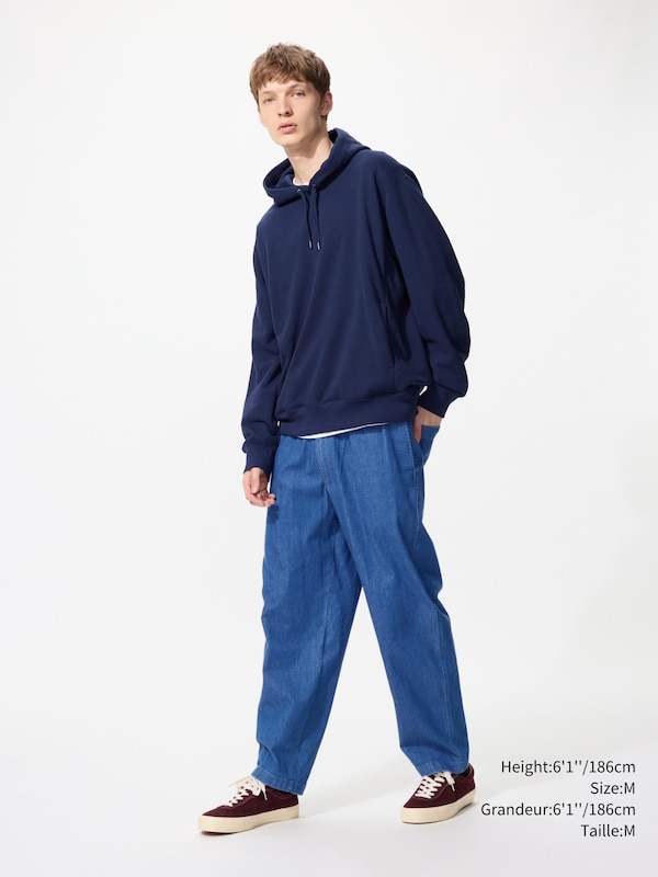 STRETCH EASY ANKLE PANTS | DENIM