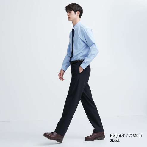 Uniqlo Canada on X: Show some ankle, show some style. Our new Women's and  Men's EZY Ankle Length Pants are the new essential. With a stretch waist  and stretch material, they look