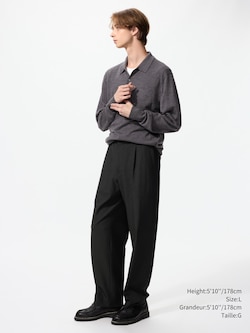 PLEATED WIDE PANTS