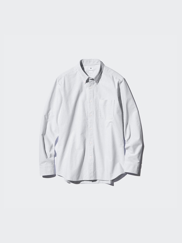 OXFORD STRIPED SLIM FIT SHIRT | BUTTON DOWN COLLAR