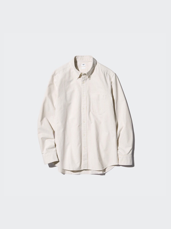 OXFORD STRIPED SLIM FIT SHIRT | BUTTON DOWN COLLAR