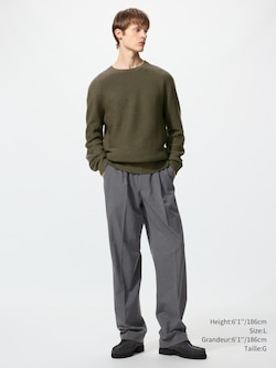 PANTALON AMPLE À PINCES | LONG