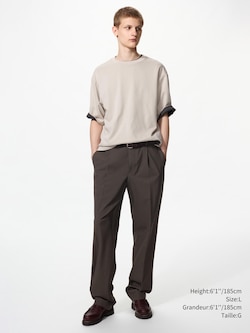 PANTALON AMPLE À PINCES | LONG