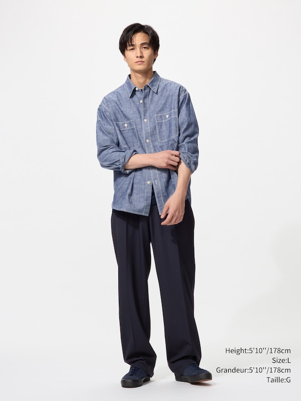 PLEATED WIDE PANTS | TALL