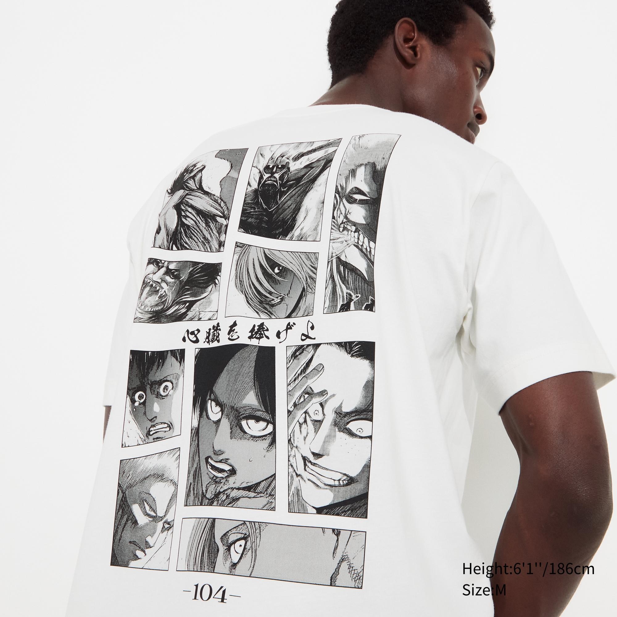 T shirt best sale attaque des titans