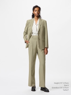 PLEATED WIDE PANTS | TALL