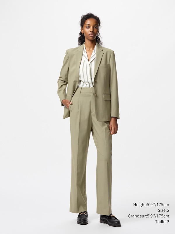 PLEATED WIDE PANTS | TALL