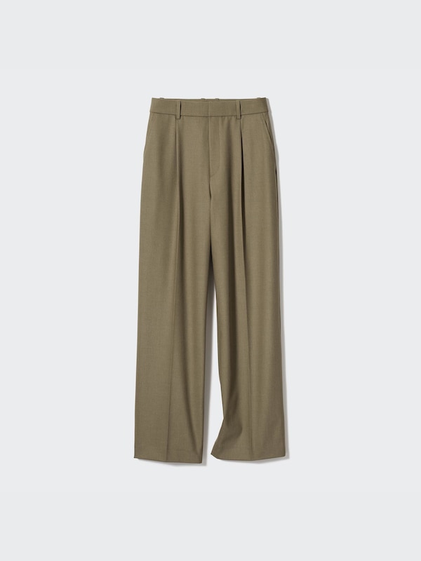 PLEATED WIDE PANTS | TALL