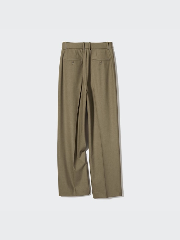 PLEATED WIDE PANTS | TALL