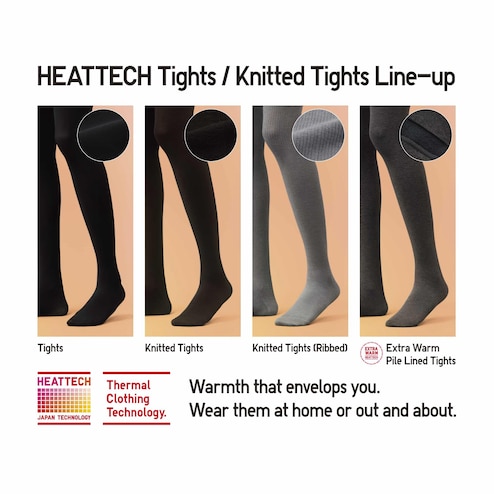 Uniqlo + HEATTECH KNITTED TIGHTS