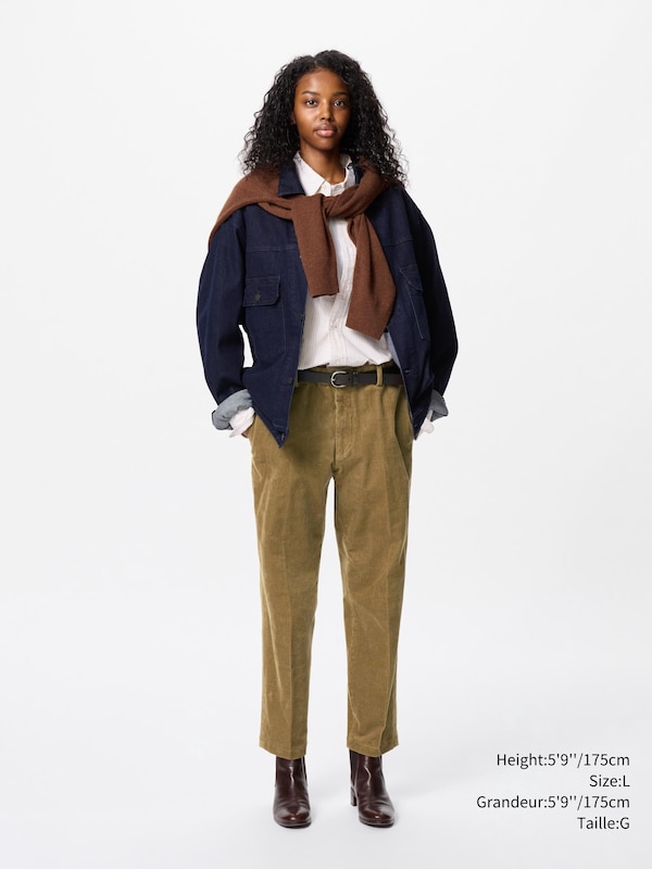 SMART ANKLE PANTS | CORDUROY