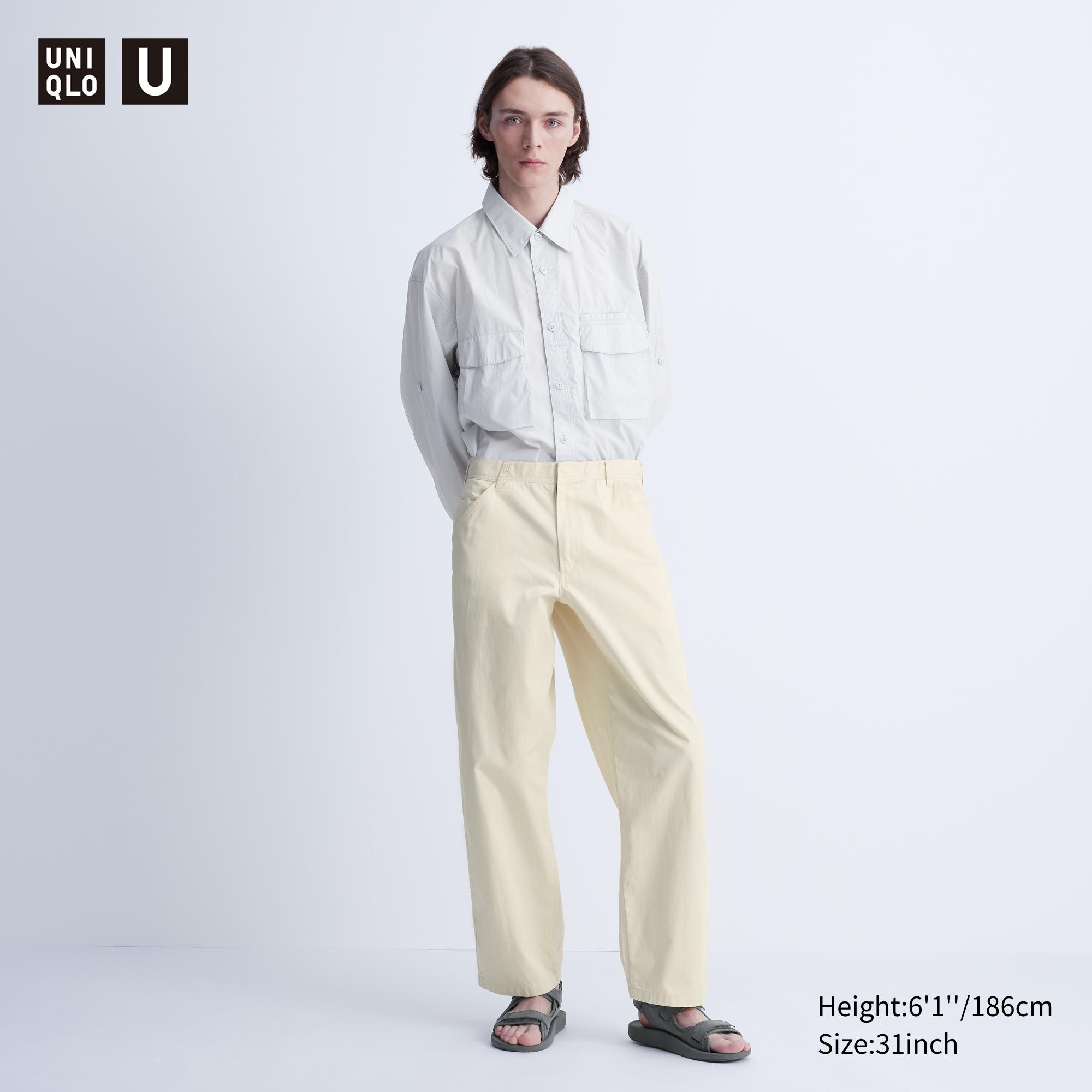 WIDE FIT CHINO PANTS