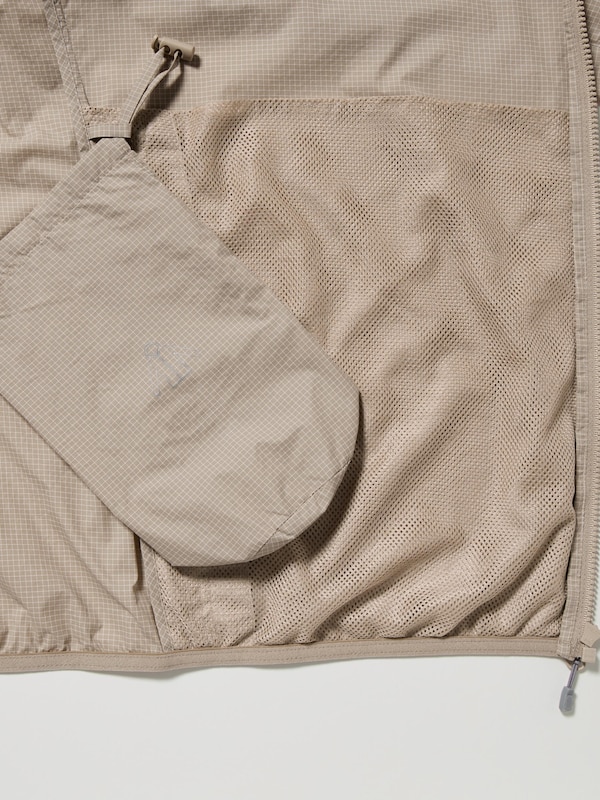 PARKA PROTECTION UV AVEC POCHETTE (À CARREAUX)