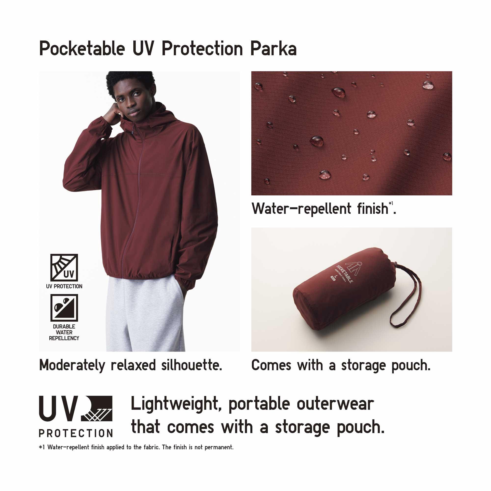 POCKETABLE UV PROTECTION PARKA (PATTERN)