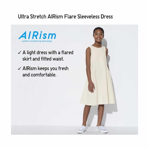 EXTRA STRETCH AIRism FLARE SLEEVELESS DRESS
