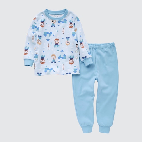 2pcs Kid's Trendy Pajamas, Long Sleeve Top & Pants Set, Cartoon Deer & Dog  Patttern Comfy PJ Set, Girl's Loungewear, As Christmas Gift