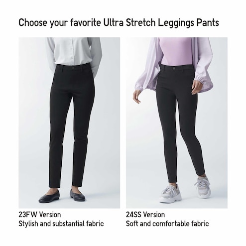 UNIQLO Global, Ultra Stretch Legging Pants are a chic, form-fitting  alternative to classic pants 👖 Offset with more volume on top for a  dynamic silho