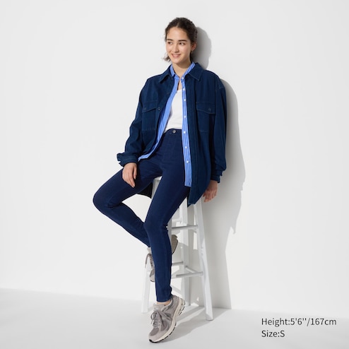 Uniqlo Jeggings Jeans Women’s Size Medium Blue Denim High Mid-Rise Pants