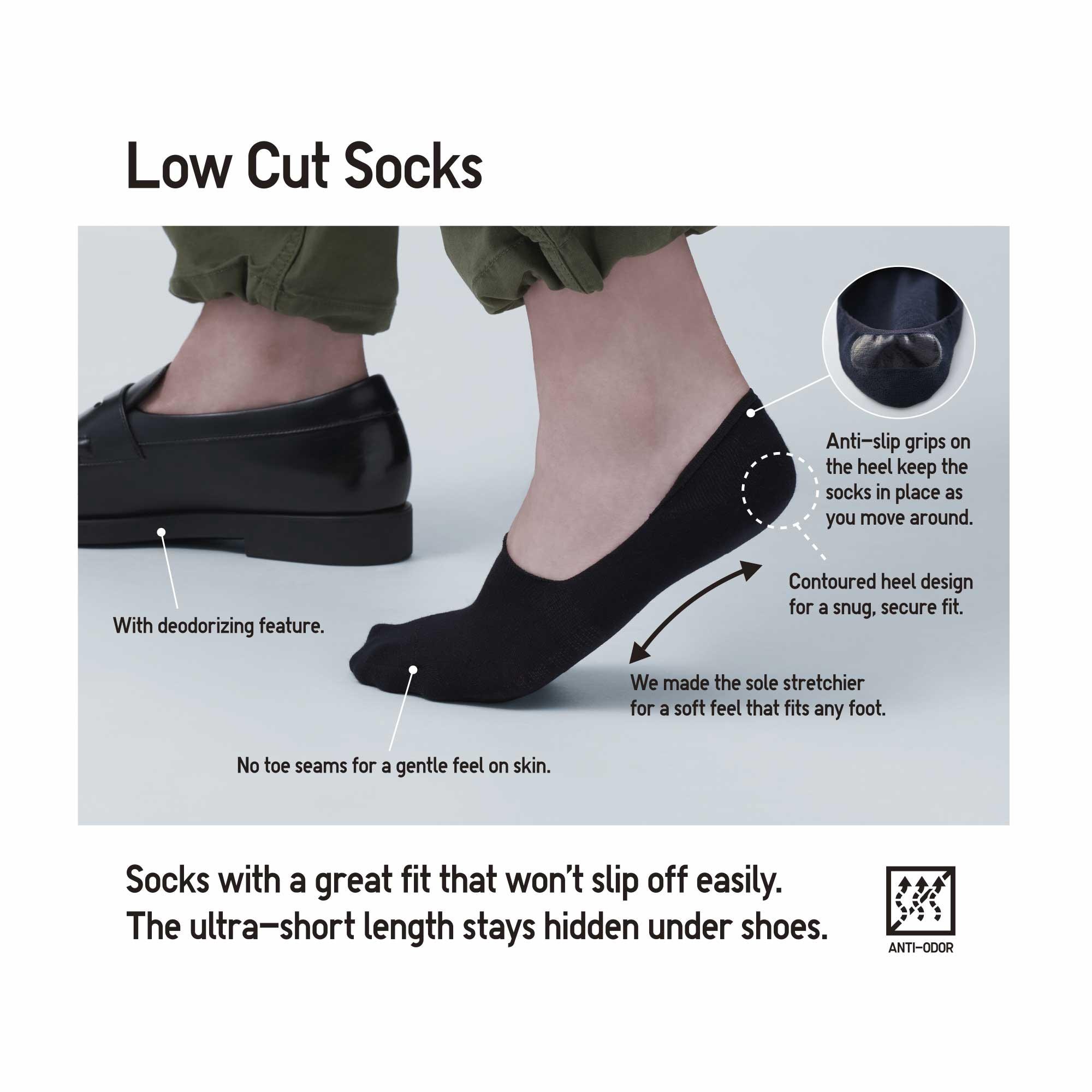 Mens super low clearance cut socks